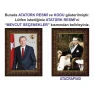 Atatürk Tablosu Çerçeveli - Erdoğan ve Atatürk Makam Odası İkili Set AKPCR25R2D