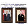Atatürk Tablosu Çerçeveli - Erdoğan ve Atatürk Makam Odası İkili Set AKPCR25R2D