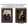 Atatürk Tablosu Çerçeveli - Erdoğan ve Atatürk Makam Odası İkili Set AKPCR25R2D