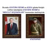 Atatürk Tablosu Çerçeveli - Erdoğan ve Atatürk Makam Odası İkili Set AKPCR25R2D