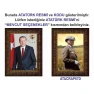 Atatürk Tablosu Çerçeveli - Erdoğan ve Atatürk Makam Odası İkili Set AKPCR25R2D
