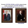 Atatürk Tablosu Çerçeveli - Erdoğan ve Atatürk Makam Odası İkili Set AKPCR25R2D