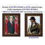 Atatürk Tablosu Çerçeveli - Erdoğan ve Atatürk Makam Odası İkili Set AKPCR26R2D