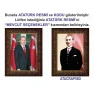 Atatürk Tablosu Çerçeveli - Erdoğan ve Atatürk Makam Odası İkili Set AKPCR26R2D