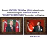 Atatürk Tablosu Çerçeveli - Erdoğan ve Atatürk Makam Odası İkili Set AKPCR26R2Y Atatürk Tablosu Çerçeveli - Erdoğan ve Atatürk Makam Odası İkili Set AKPCR26R2Y