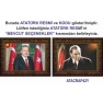 Atatürk Tablosu Çerçeveli - Erdoğan ve Atatürk Makam Odası İkili Set AKPCR26R2Y Atatürk Tablosu Çerçeveli - Erdoğan ve Atatürk Makam Odası İkili Set AKPCR26R2Y
