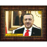 Akp Resim Cumhurbaşkanı Recep Tayyip Erdoğan Resmi Çerçeveli Akpcr01tey