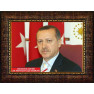 Akp Resim Cumhurbaşkanı Recep Tayyip Erdoğan Resmi Çerçeveli Akpcr02tey