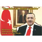 Recep Tayyip Erdoğan Tablosu Kanvas - Siyasetin Tek Limanı Ahlaktır Yazılı AKPTR51TESY