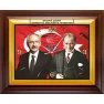 Kemal Kılıçdaroğlu ve Atatürk Resimli Dikdörtgen Duvar Saati CHPDSD02KAY