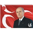 Devlet Bahçeli Tablosu Kanvas MHPTR01DBY