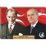 Devlet Bahçeli ve Atatürk Yan Yana Tablosu Kanvas MHPTR02BAY Devlet Bahçeli ve Atatürk Yan Yana Tablosu Kanvas MHPTR02BAY