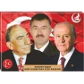 Devlet Bahçeli, Alparslan Türkeş ve Sen Yan Yana Montajlı Kişiye Özel Tablo Kanvas MHPTR08BTM