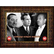 Adnan Menderes, Fatin Rüştü Zorlu ve Hasan Polatkan Yan Yana Tablosu Çerçeveli - Kırgın Değiliz Yazılı DPCR01AFHY Adnan Menderes, Fatin Rüştü Zorlu ve Hasan Polatkan Yan Yana Tablosu Çerçeveli - Kırgın Değiliz Yazılı DPCR01AFHY