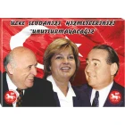 Adnan Menderes, Süleyman Demirel ve Tansu Çiller Yan Yana Tablosu Kanvas - Unutmayacağız Yazılı DPTR02ASTY