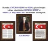 Atatürk Tablosu Çerçeveli - İstiklal Marşı ve Gençliğe Hitabe Makam Odası Üçlü Set RSKCR41R3DY