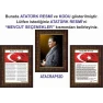Atatürk Tablosu Çerçeveli - İstiklal Marşı ve Gençliğe Hitabe Makam Odası Üçlü Set RSKCR41R3DY