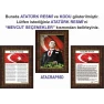 Atatürk Tablosu Çerçeveli - İstiklal Marşı ve Gençliğe Hitabe Makam Odası Üçlü Set RSKCR41R3DY