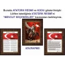 Atatürk Tablosu Çerçeveli - İstiklal Marşı ve Gençliğe Hitabe Makam Odası Üçlü Set RSKCR41R3DY