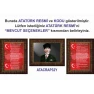 Atatürk Tablosu Çerçeveli - İstiklal Marşı ve Gençliğe Hitabe Makam Odası Üçlü Set RSKCR42R3DY