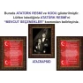 Atatürk Tablosu Çerçeveli - İstiklal Marşı ve Gençliğe Hitabe Makam Odası Üçlü Set RSKCR42R3DY