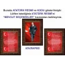 Atatürk Tablosu Çerçeveli - İstiklal Marşı ve Gençliğe Hitabe Makam Odası Üçlü Set RSKCR42R3DY