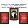 Atatürk Tablosu Çerçeveli - İstiklal Marşı ve Gençliğe Hitabe Makam Odası Üçlü Set RSKCR42R3DY