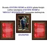 Atatürk Tablosu Çerçeveli - İstiklal Marşı ve Gençliğe Hitabe Makam Odası Üçlü Set RSKCR42R3DY