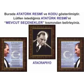 Atatürk Tablosu Çerçeveli - İstiklal Marşı ve Gençliğe Hitabe Makam Odası Üçlü Set RSKCR43R3DY Atatürk Tablosu Çerçeveli - İstiklal Marşı ve Gençliğe Hitabe Makam Odası Üçlü Set RSKCR43R3DY