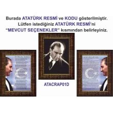 Atatürk Tablosu Çerçeveli - İstiklal Marşı ve Gençliğe Hitabe Makam Odası Üçlü Set RSKCR43R3DY Atatürk Tablosu Çerçeveli - İstiklal Marşı ve Gençliğe Hitabe Makam Odası Üçlü Set RSKCR43R3DY