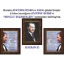 Atatürk Tablosu Çerçeveli - İstiklal Marşı ve Gençliğe Hitabe Makam Odası Üçlü Set RSKCR43R3DY