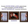 Atatürk Tablosu Çerçeveli - İstiklal Marşı ve Gençliğe Hitabe Makam Odası Üçlü Set RSKCR43R3DY