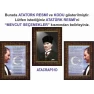 Atatürk Tablosu Çerçeveli - İstiklal Marşı ve Gençliğe Hitabe Makam Odası Üçlü Set RSKCR43R3DY