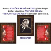 Atatürk Tablosu Çerçeveli - İstiklal Marşı ve Gençliğe Hitabe Makam Odası Üçlü Set RSKCR44R3DY Atatürk Tablosu Çerçeveli - İstiklal Marşı ve Gençliğe Hitabe Makam Odası Üçlü Set RSKCR44R3DY