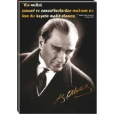 Atatürk Tablosu Kanvas - Sanatkar ile İlgili Sözü Yazılı ATSTR01DUS Atatürk Tablosu Kanvas - Sanatkar ile İlgili Sözü Yazılı ATSTR01DUS