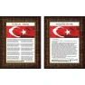 İstiklal Marşı ve Gençliğe Hitabe Tablosu Çerçeveli - İkili Set ANICR21R2D