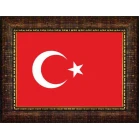 Türk Bayrağı Tablosu Çerçeveli ANICR01BRY