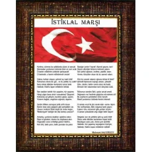 İstiklal Marşı Tablosu Çerçeveli ANICR11IMD