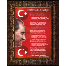İstiklal Marşı Tablosu Çerçeveli ANICR14IMD