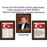 Anı Resim İstiklal Marşı ve Gençliğe Hitabe ve Atatürk Resmi Çerçeveli Üçlü Set Anicr41r3dy
