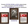 İstiklal Marşı ve Gençliğe Hitabe ve Atatürk Tablosu Çerçeveli - Üçlü Set ANICR41R3DY