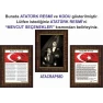 İstiklal Marşı ve Gençliğe Hitabe ve Atatürk Tablosu Çerçeveli - Üçlü Set ANICR41R3DY