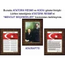 İstiklal Marşı ve Gençliğe Hitabe ve Atatürk Tablosu Çerçeveli - Üçlü Set ANICR41R3DY