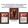 İstiklal Marşı ve Gençliğe Hitabe ve Atatürk Tablosu Çerçeveli - Üçlü Set ANICR41R3DY
