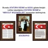 İstiklal Marşı ve Gençliğe Hitabe ve Atatürk Tablosu Çerçeveli - Üçlü Set ANICR41R3DY