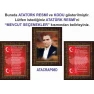 İstiklal Marşı ve Gençliğe Hitabe ve Atatürk Tablosu Çerçeveli - Üçlü Set ANICR42R3DY