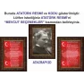 İstiklal Marşı ve Gençliğe Hitabe ve Atatürk Tablosu Çerçeveli - Üçlü Set ANICR42R3DY