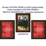 İstiklal Marşı ve Gençliğe Hitabe ve Atatürk Tablosu Çerçeveli - Üçlü Set ANICR42R3DY