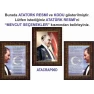 İstiklal Marşı ve Gençliğe Hitabe ve Atatürk Tablosu Çerçeveli - Üçlü Set ANICR43R3DY
