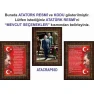 İstiklal Marşı ve Gençliğe Hitabe ve Atatürk Tablosu Çerçeveli - Üçlü Set ANICR44R3DY